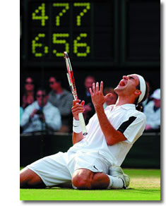 Federer wins "Championship Point" on Centre Court